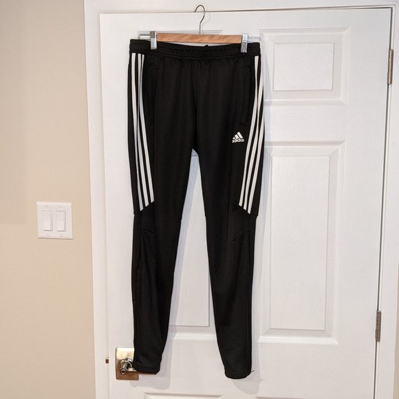 Iconic Adidas Track Pants Joggers Black 3 Stripe - Picture 7 of 13